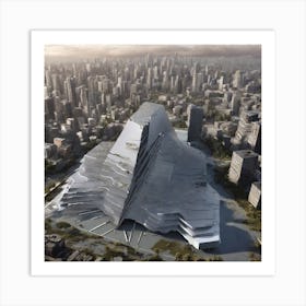 Third, The Metal Layer Would Be Impervious To Natural Disasters, Protecting Cities And Infrastructure From Earthquakes, Hurricanes, And Tsunamis 3 Art Print