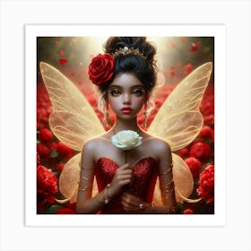 Fairy Roses Art Print