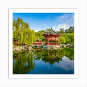 Chinese Pagoda Art Print