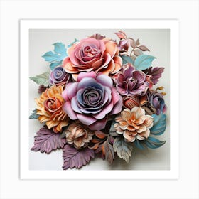 Bouquet Of Flowers 14 Art Print