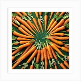 Carrots In A Circle 7 Art Print