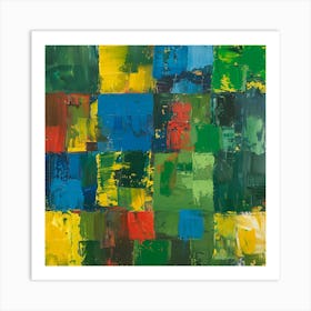 Squares 30 Art Print