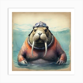 Walrus 14 Art Print