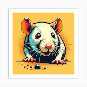 Pop Rat 4 Art Print