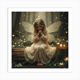 Fairy In The Forest 34 Art Print