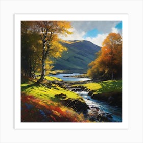 Scottish Valley Art Print