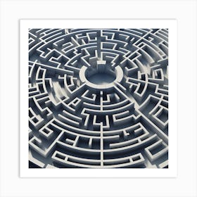 The Maze Art Print