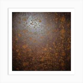 Photography Backdrop PVC brown painted pattern 4 Art Print