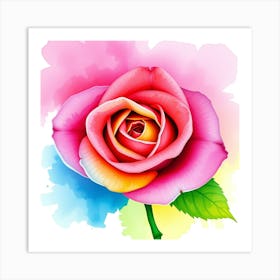 Asm Watercolor Rose In Different Colors F28fbb89 D252 43c3 9699 D37470407046 Poster