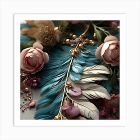 Boho Whispers of Elegance 44 Art Print