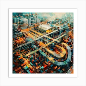 Cityscape 1 Art Print