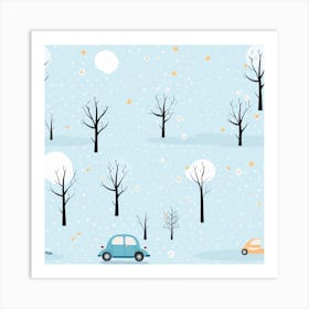 Winter Scene Art Print