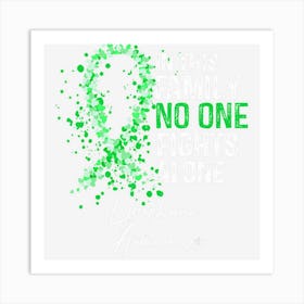 In This Family No One Fights Alone Lymphoma Awareness Art Print