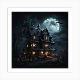 Haunted House 9 Art Print