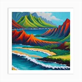 Hawaiian Landscape 15 Art Print