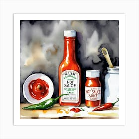 Hot Sauce Art Print