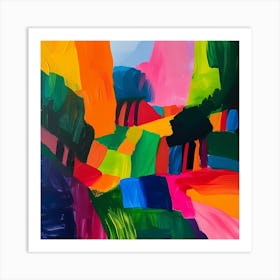 Abstract Travel Collection Monteverde Costa Rica 1 Art Print