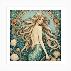 Mermaid 7 Art Print