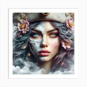 Pirate Girl 3 Art Print