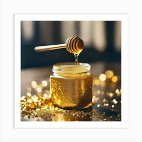 Honey drip Art Print