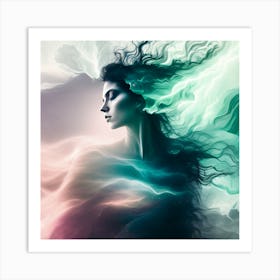 Ethereal Woman Art Print