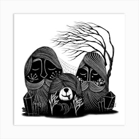 Stonies in the Wind Art Print