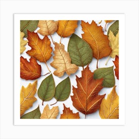 Autumn Leaves 24 Art Print