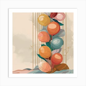 Balloons In The Sky 1 Art Print