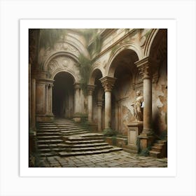 Ruins Of An Ancient City Art Print