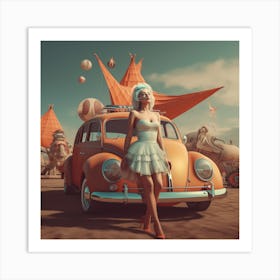 Vw Bug Art Print