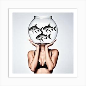 Fish In A Bowl 8 Art Print