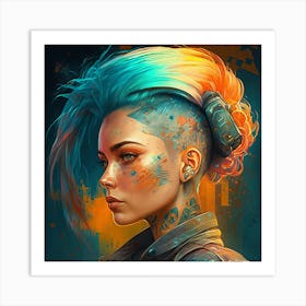 Apocalypse Girl Art Print