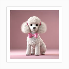 Poodle Dog Art Print