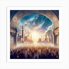 Muslim Holy City Art Print