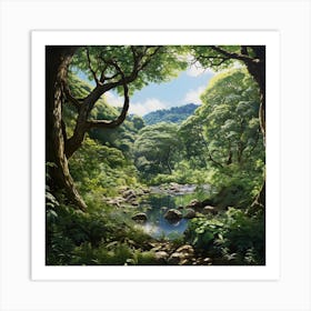 Forest Scene Art Print