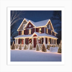 Christmas Lights Art Print