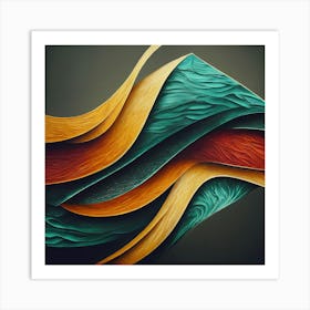 Flowing Stone 3 Art Print