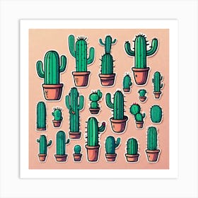 Cactus 63 Art Print