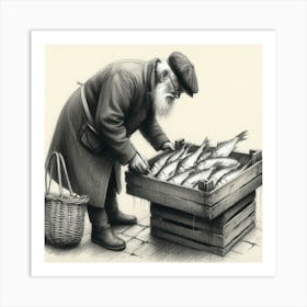 Fisherman Art Print