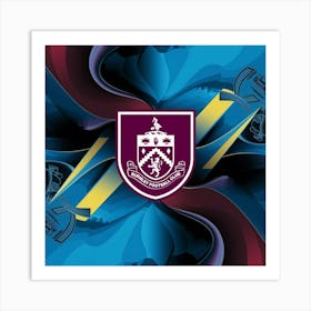 Burnley F.C Logo Wall Art 13 Art Print