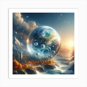 Planet Earth 2 Art Print