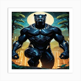 Black Panther 3 Art Print