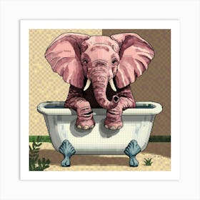 A Mosaic Illustration Of An Elephant In Wlti Legrjyygjpgjsqp3g Mpf52nfcr2gl Bmmxgvsaa Poster