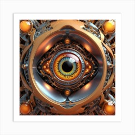 Futuristic Eye 1 Art Print