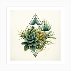 Succulents Art Print