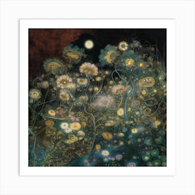 Night In The Garden Art Print