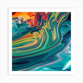 Abstract - Abstract Stock Videos & Royalty-Free Footage 5 Art Print