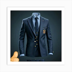 Man In A Suit 2 Art Print