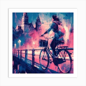 Cycling 5 Art Print