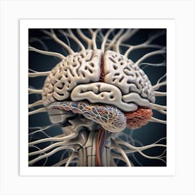 Brain Anatomy 15 Art Print